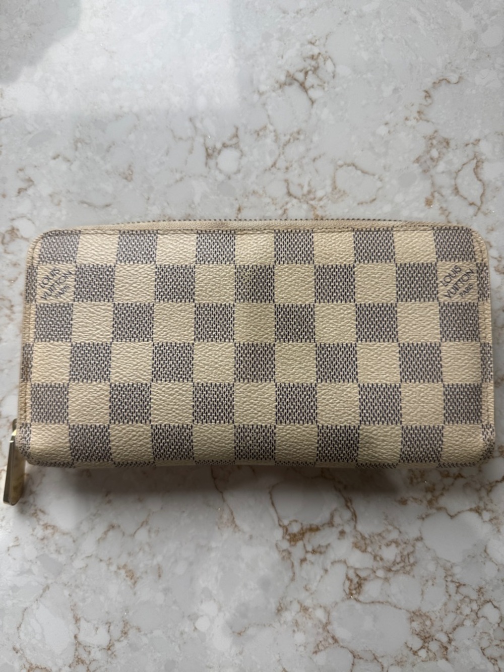 Louis Vuitton Damier Azur Zipper Wallet
